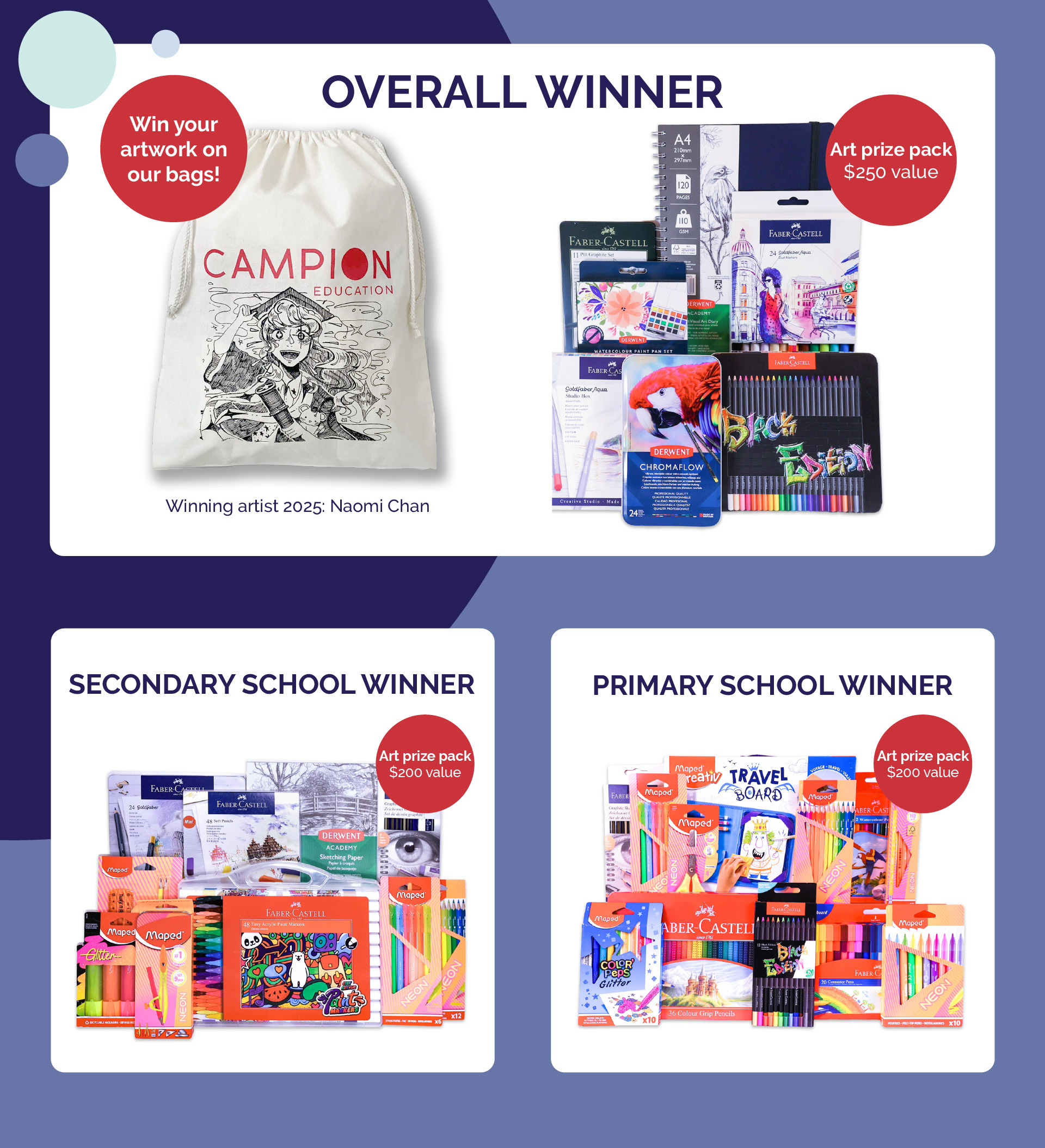 Campion art competition prizes